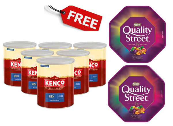 Kenco Rich Roast Instant Coffee 750g Tin 415 Cups {November Offer}