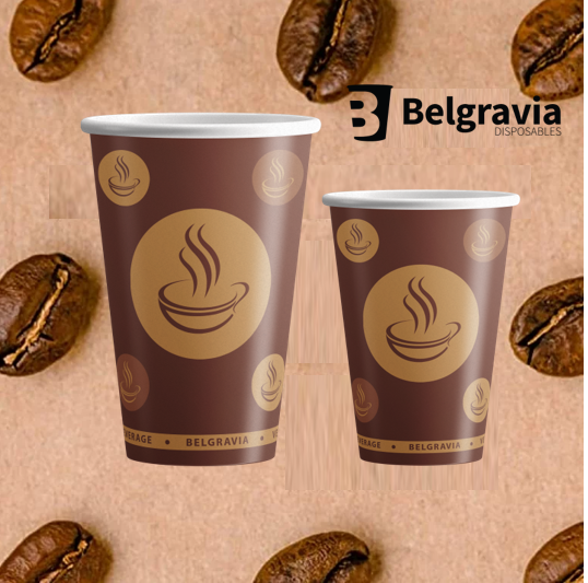 12oz "Belgravia" Paper Vending Cups 1000s