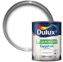 Dulux Quick Dry Eggshell Paint For Wood And Metal - Pure Brilliant White 750 Ml