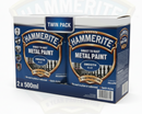 Hammerite 5084884 Direct To Rust Metal Paint - Smooth Blue Finish 250Ml