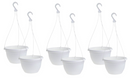 Fixtures White Garden Hanging Basket 25cm x 16cm