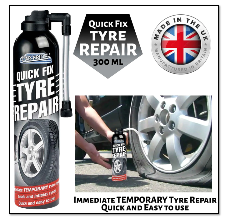 Car-Pride Quick Fix Tyre Repair 300ml