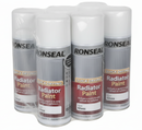 Ronseal Quick Drying Radiator Spray Paint White Gloss 400Ml