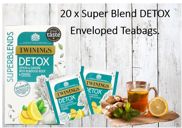 Twinings Super Blends Detox Envelopes 20's