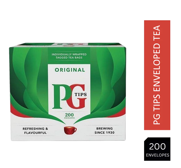 PG Tips Envelope Tea Bag 200's Box - UK BUSINESS SUPPLIES – UK Business ...