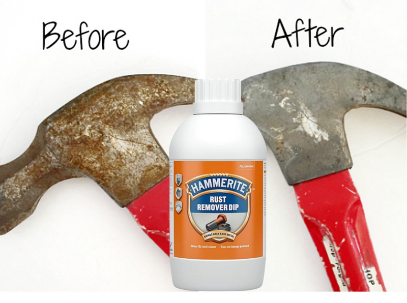Hammerite Rust Remover Dip | 500 ML | Removes Rust in 2-3 Hours
