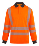 High Visibility Arc Flash Polo Shirt Orange ALL SIZES