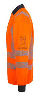 High Visibility Arc Flash Polo Shirt Orange ALL SIZES