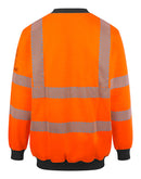 High Visibility Arc Flash Sweatshirt Orange ALL SIZES