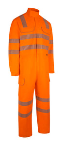 High Visibility Arc Flash Coverall Orange ALL SIZES