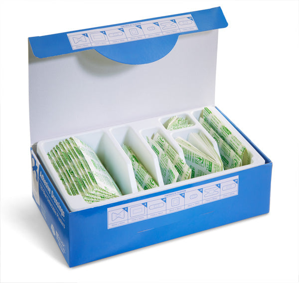 Click Medical BLUE Detectable Waterproof Sterile 120 Pieces Food Industry