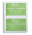 Click Medical Sterile Saline Wipes Box of 100