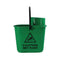 Janit-X Plastic Heavy Duty Mop Bucket With Wringer 15 Litre Green