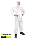 Beeswift Once White XXL Disposable Coverall