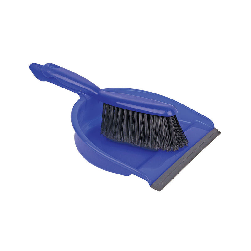 Janit-X Value Colour Coded Dustpan and Brush Set Green