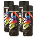 Maxicolor Quick Drying Spray Paint MATT Black 400ml | Full Case Offer 12 x 400ml