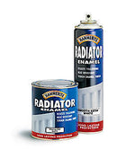 Hammerite Radiator Paint. Tough Enamel Finish, Heat Resistant Paint. White Gloss  400Ml Aerosol