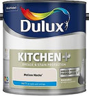 Dulux Easycare Kitchen Matt Emulsion Paint For Walls And Ceilings - Jasmine White 2.5 Litres