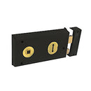 Sec 138Mm D/H Rim Lock Gry S1842