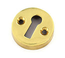 Sec Vic Escutcheon Opn Brs S2261