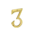 Sec 75Mm Brass Numeral 3 S2503