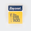 Bayonet Tacks (Fine Cut Steel) - Blue (Box Pack) 30Mm