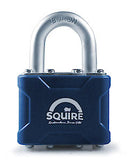 Henry Squire Stronglock Laminated Open Shackle 4 Pin Double Locking Padlock, 44 Mm (Length)