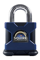 Henry Squire Stronghold P5 Cylinder Open Shackle Steel Padlock, 50mm (Length)
