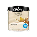 Crown Matt 2.5 L Emulsion - Ivory Cream