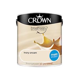 Crown Matt 2.5 L Emulsion - Ivory Cream