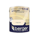 Berger Weathercoat Smooth Masonry 5L Magnolia