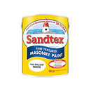 SANDTEX MICROSEAL FINE TEXTD PURE BRILLIANT WHITE MASONRY PAINT 5 LITRE