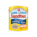 SANDTEX MICROSEAL FINE TEXTD MID STONE MASONRY PAINT 5 LITRE