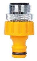 Hozelock Kitchen Tap Connector With A 24Mm Male Head - Yellow