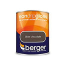 Berger Non Drip Gloss 750Ml Bitter Chocolate