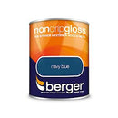 Berger Non Drip Gloss 750Ml Navy Blue