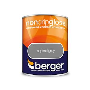 Berger Non Drip Gloss 750Ml Squirrel Grey (306030)