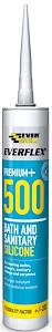 Everbuild Everflex 500 Bath And Sanitary Silicone White – 295Ml Cartridge
