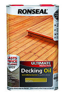 Ronseal Ultimate Protection Decking Oil Teak 5L