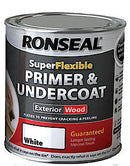 Ronseal Rslewpgry750 Super Flexible Wood Primer And Undercoat Grey, 750 Ml (Pack Of 1)