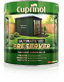 Cuprinol Ultimate Garden Wood Preserver | Wax Enriched Formula |&nbsp;Spruce Green 1L