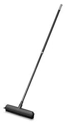 Addis Rubber Broom In Metallic Grey - Perfect For Sweeping Carpets
