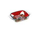 Pyrex Optimum Glass Rectangular Roaster High Resistance Easy Grip 27X17 Cm, 1