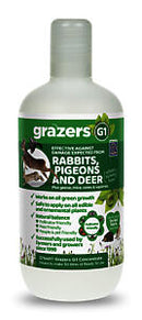 Grazers G1 Rabbit, Pigeon and Deer deterrent | Concentrated 375ml | Eco friendly