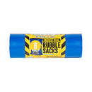 Ecobag - 6 Pack Blue Rubble Bags - 30L - 80 Microns