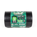Ecobag - 50 Pack Extra Strong Heavy Duty Refuse Sacks - 100L
