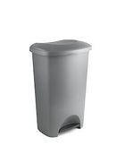 Addis 50Ltr Pedal Bin, Grey Metallic, 518120
