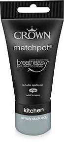 Crown Easyclean Kitchen Matt Emulsion 40Ml Sample - Simply Duck Egg