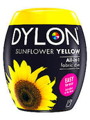 Dylon All In 1 Fabric Dye Sunflower Yellow 350G