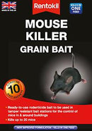 Rentokil Ren0340 Mouse Killer Grain Bait, Black, 4.2 X 10.5 X 14.5 Cm